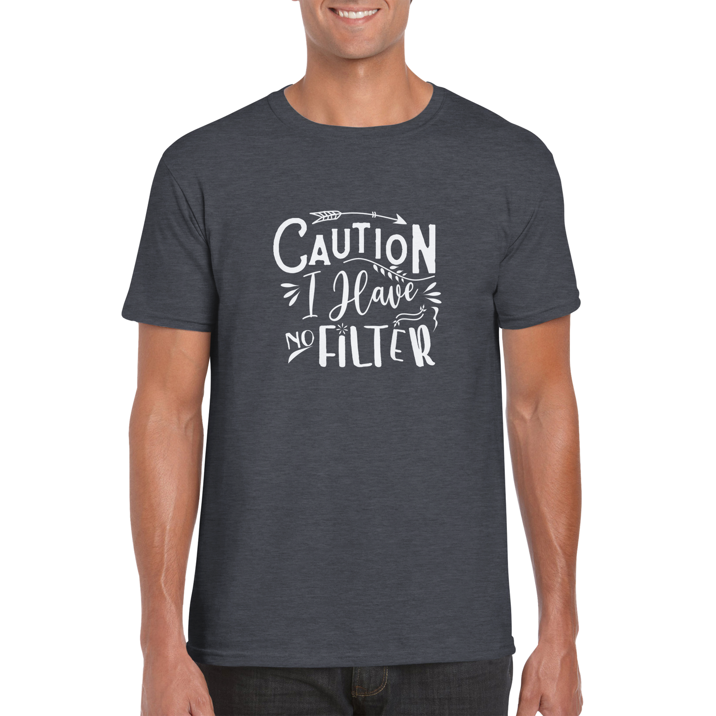 No Filter Sarcasm Shirt - Classic Unisex Crewneck T-shirt