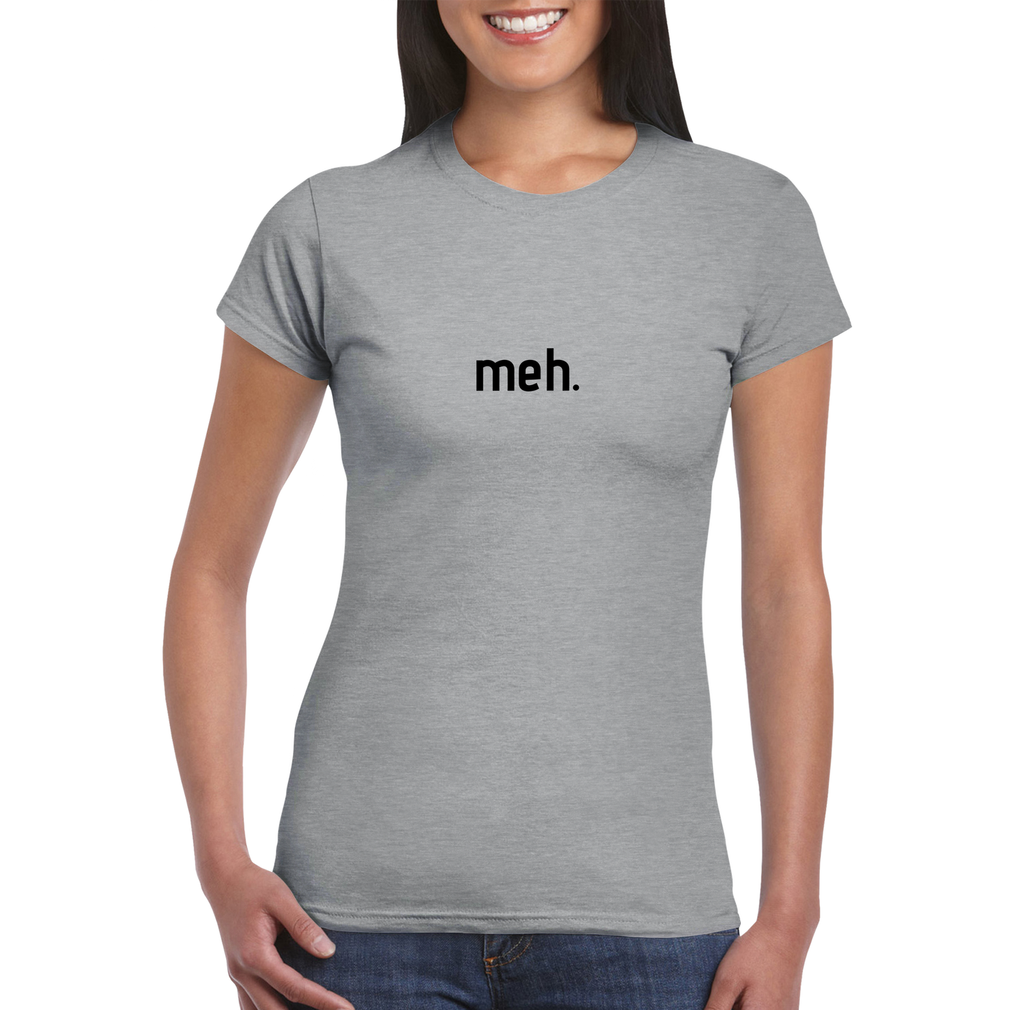meh. Classic Womens Crewneck T-shirt