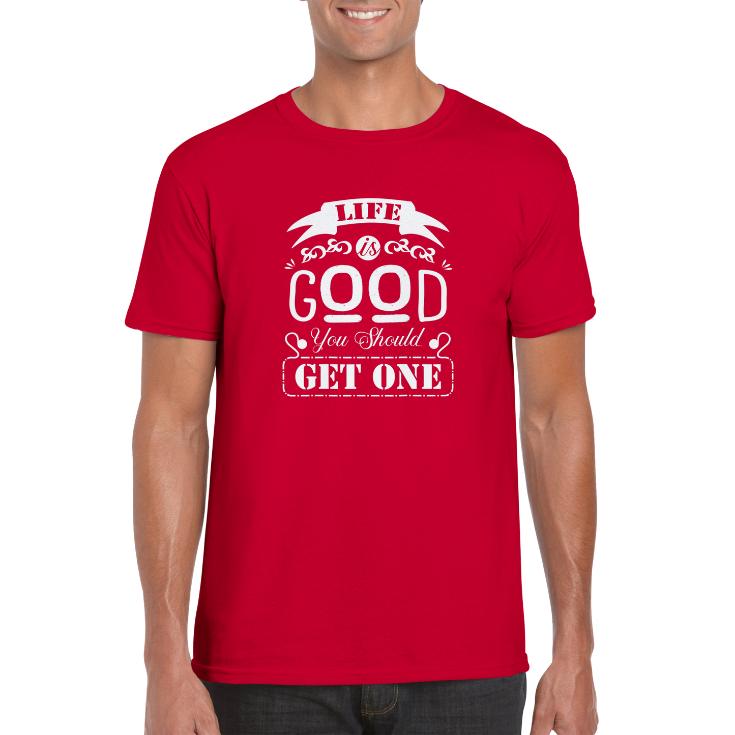 Life is Good Sarcasm Shirt - Classic Unisex Crewneck T-shirt
