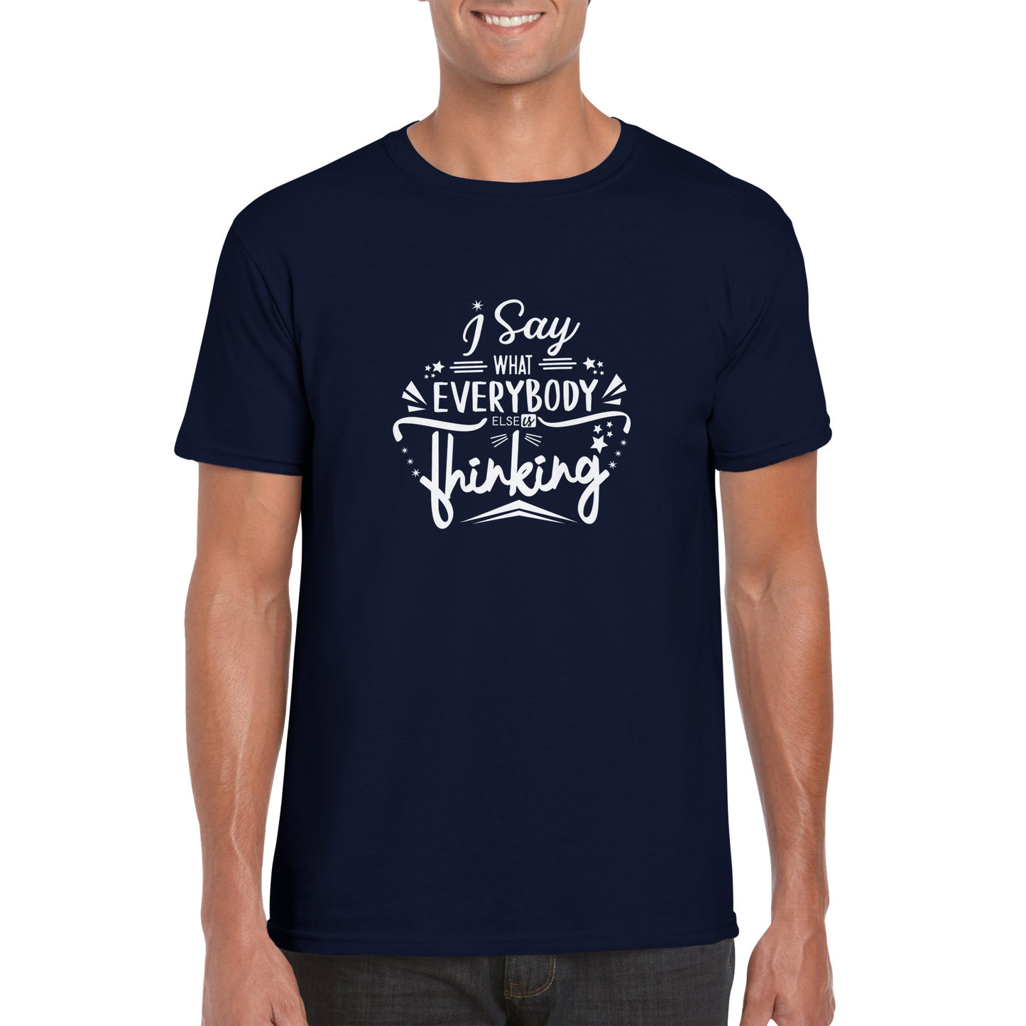 What Everyones Thinking Sarcasm Shirt - Classic Unisex Crewneck T-shirt
