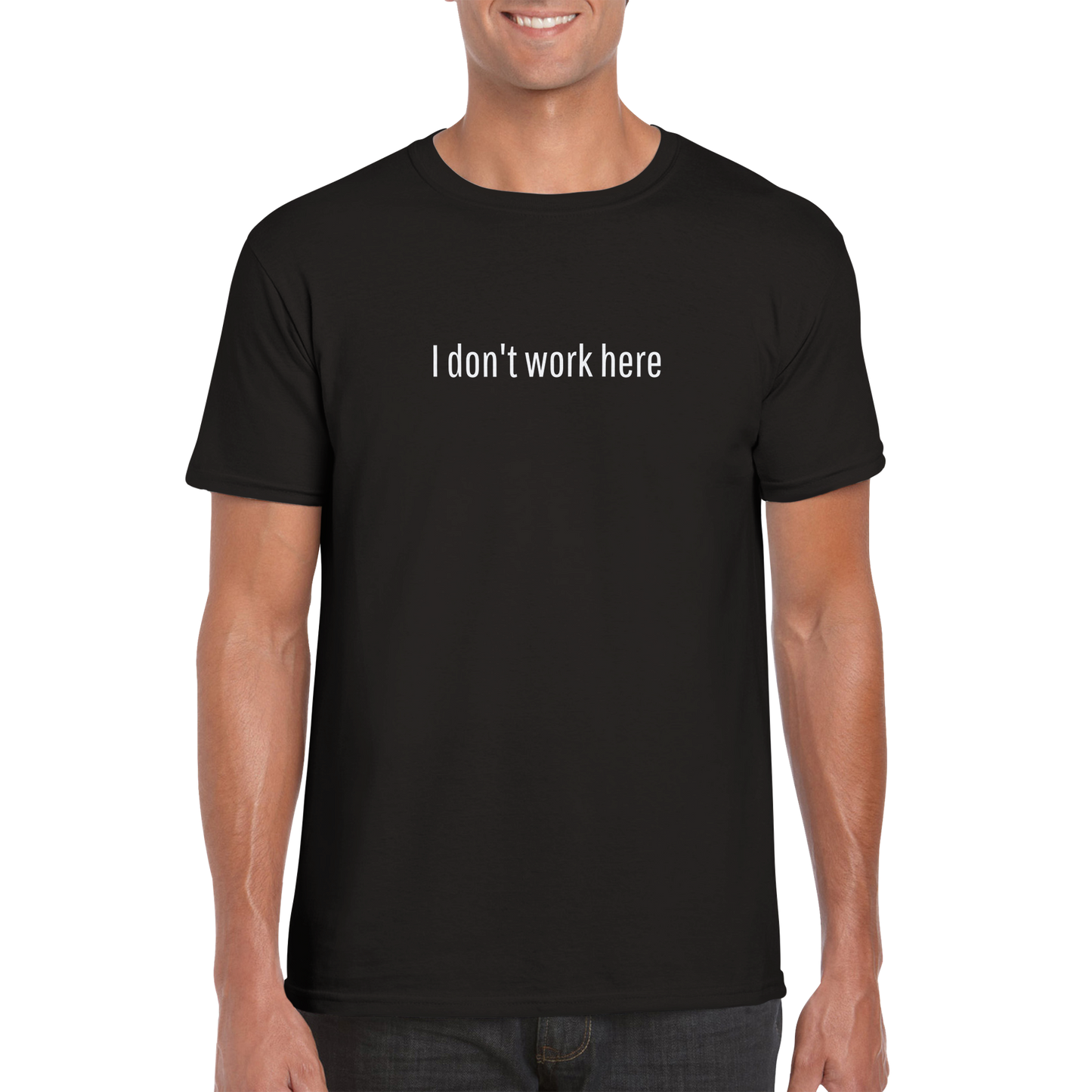 I don't work here I.T. Crowd Roy Shirt
