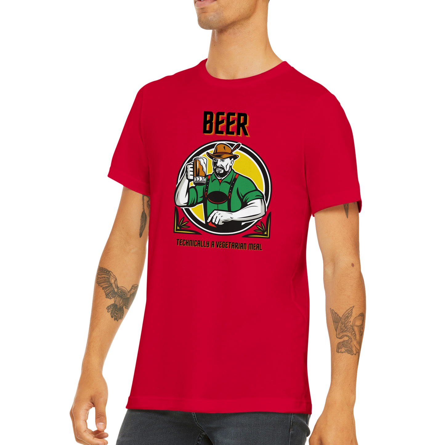 Beer - Technically a Vegetarian Meal Men's Shirt