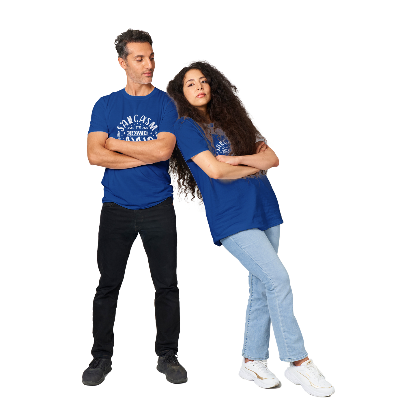 How I Hug Sarcasm Shirt - Classic Unisex Crewneck T-shirt