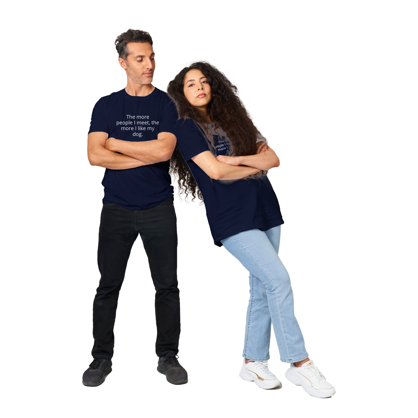 I like my Dog Sarcasm Shirt - Classic Unisex Crewneck T-shirt