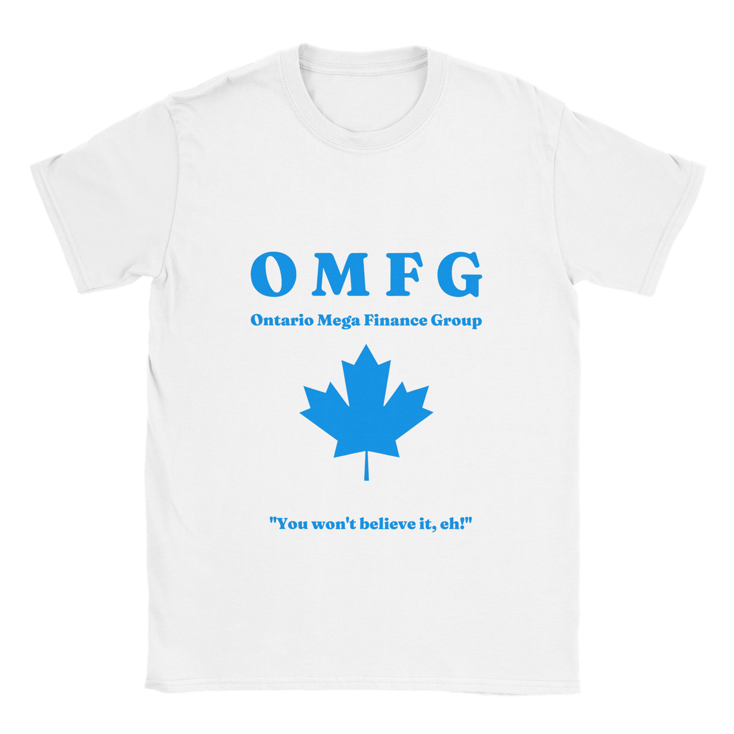 OMFG Ontario Mega Finance Group I.T. Crowd Roy Shirt