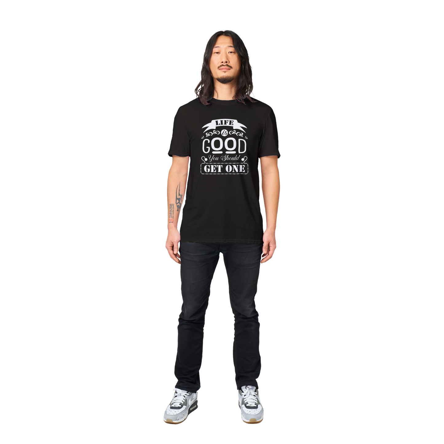 Life is Good Sarcasm Shirt - Classic Unisex Crewneck T-shirt