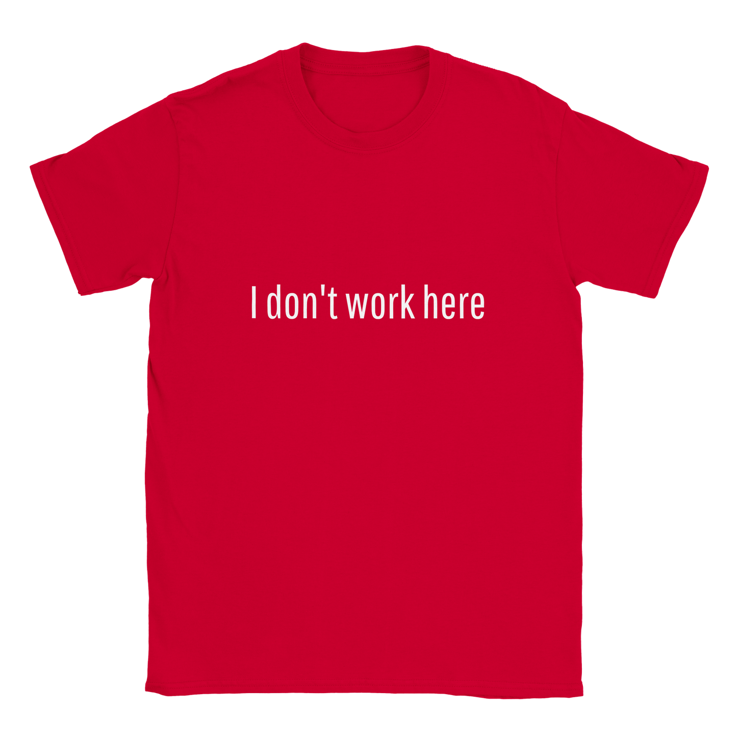I don't work here I.T. Crowd Roy Shirt