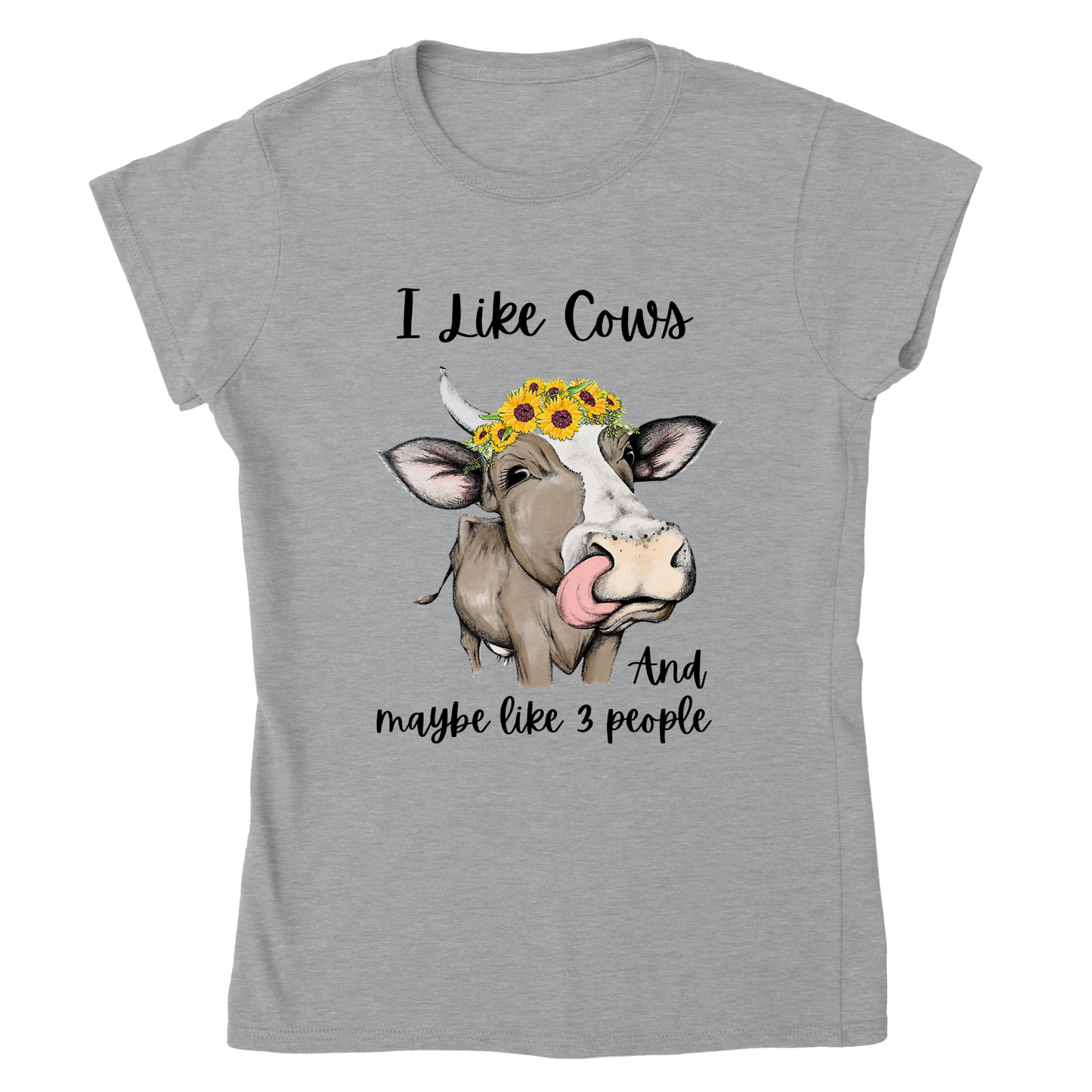 I Like Cows - Classic Womens Crewneck T-shirt