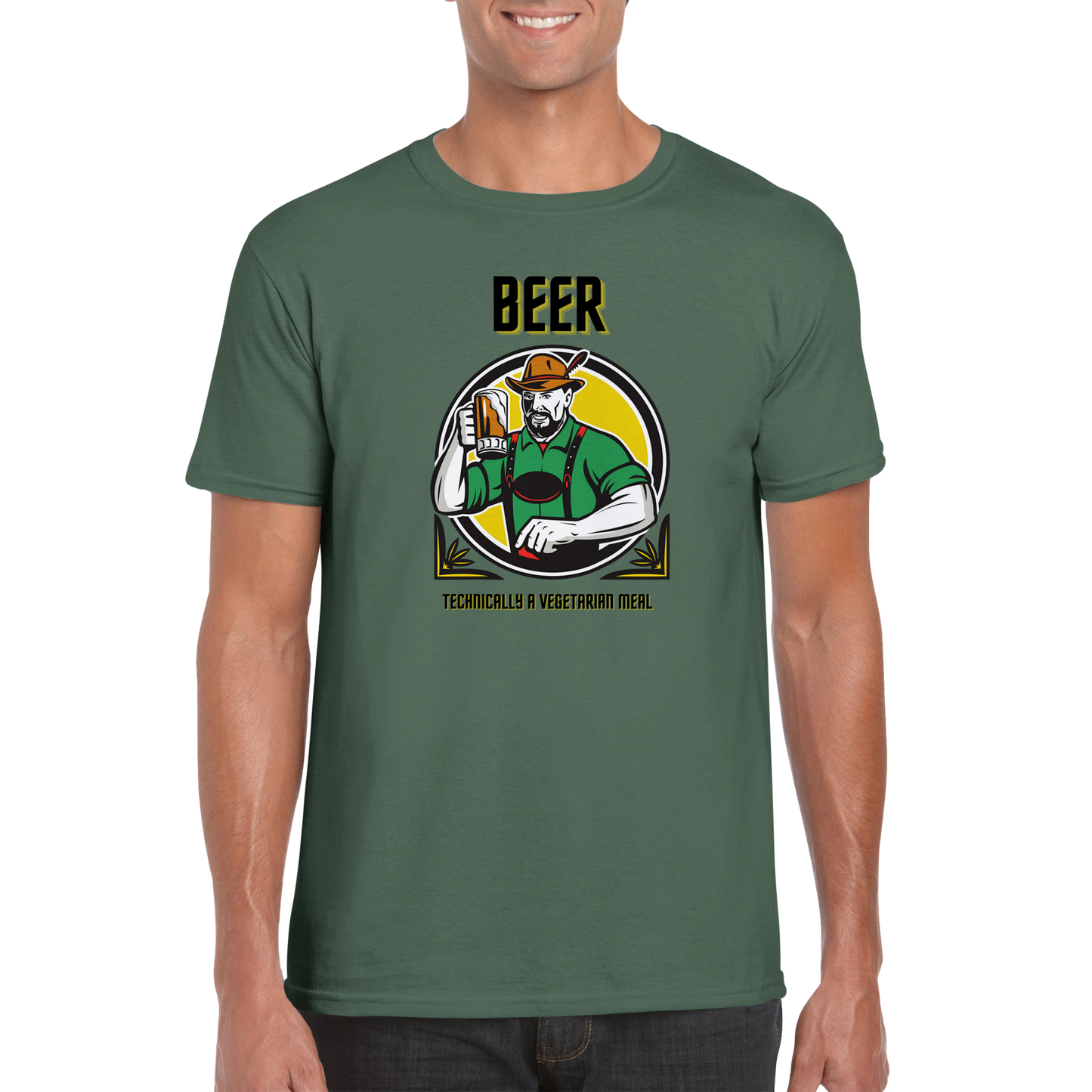Beer - Technically a Vegetarian Meal Men's Shirt