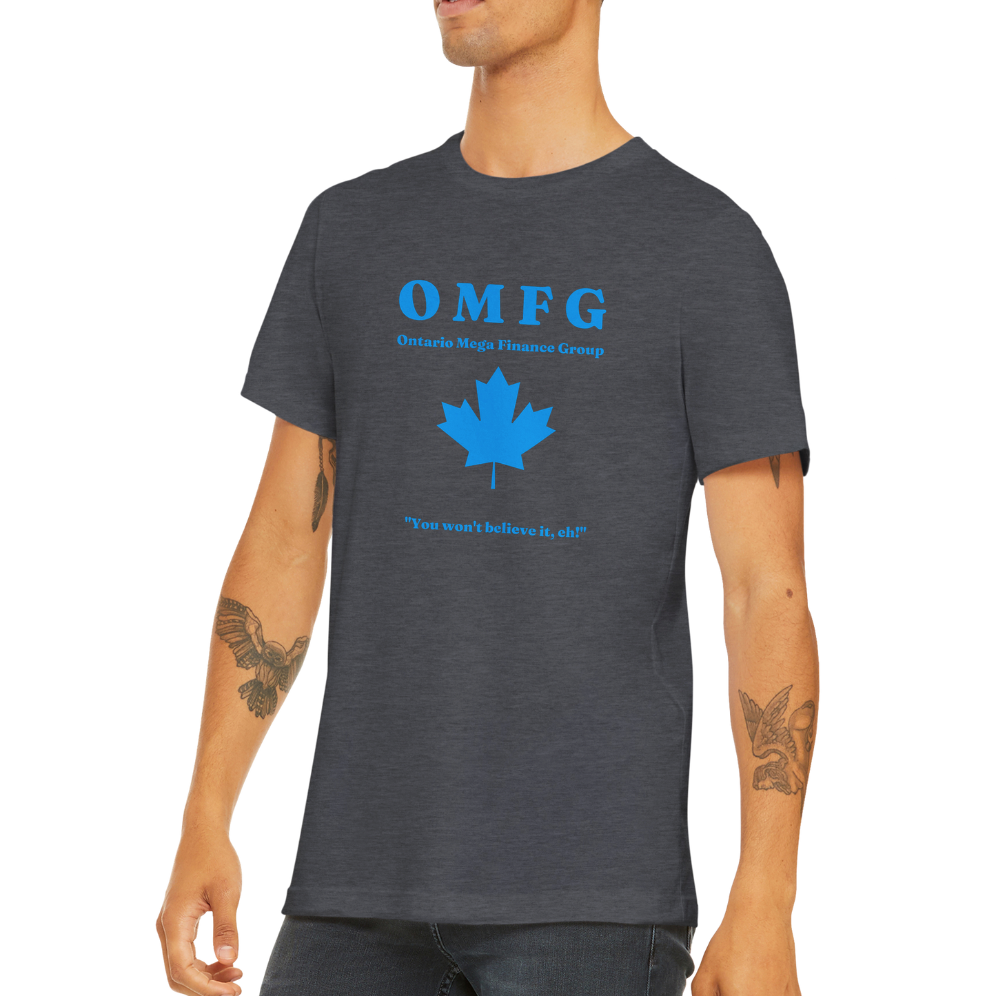 OMFG Ontario Mega Finance Group I.T. Crowd Roy Shirt