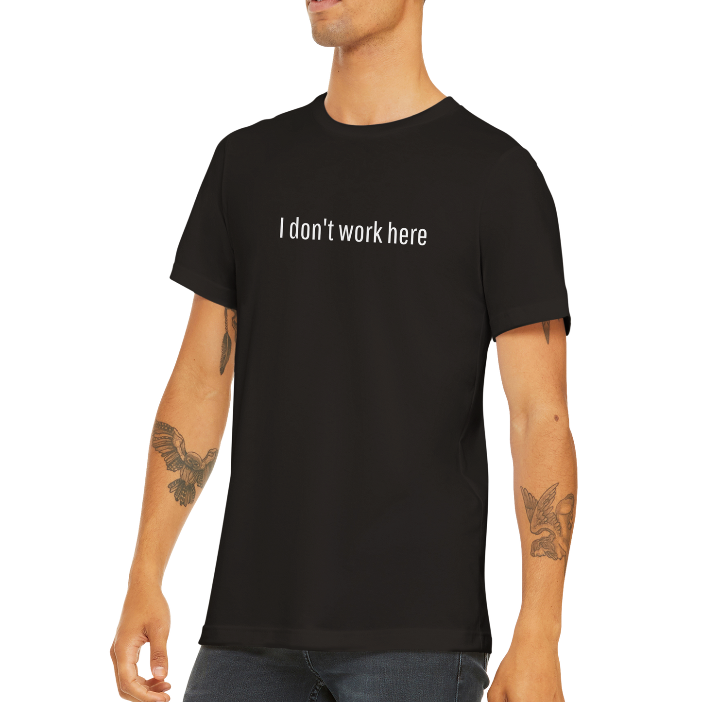 I don't work here I.T. Crowd Roy Shirt