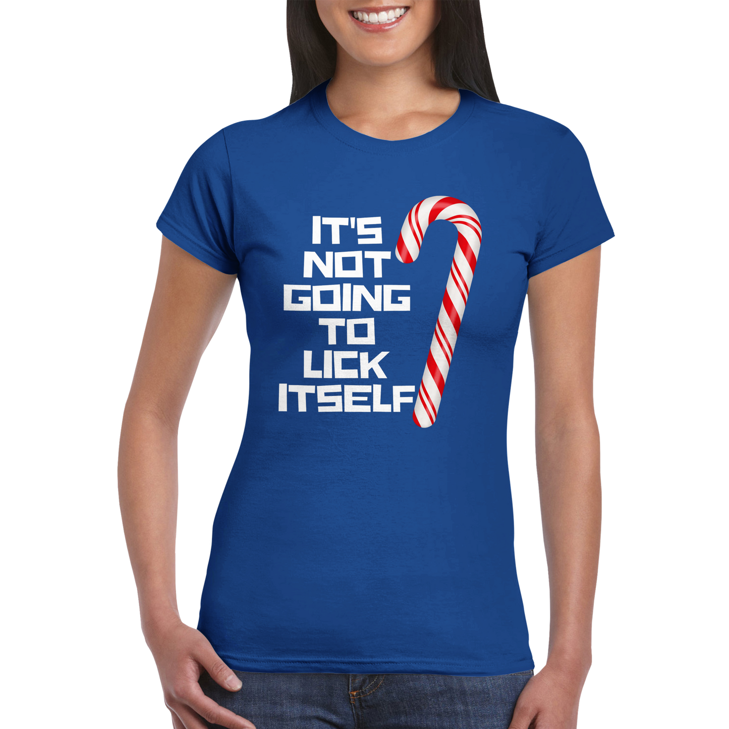 Not Goin to Lick Itself - Classic Womens Crewneck T-shirt
