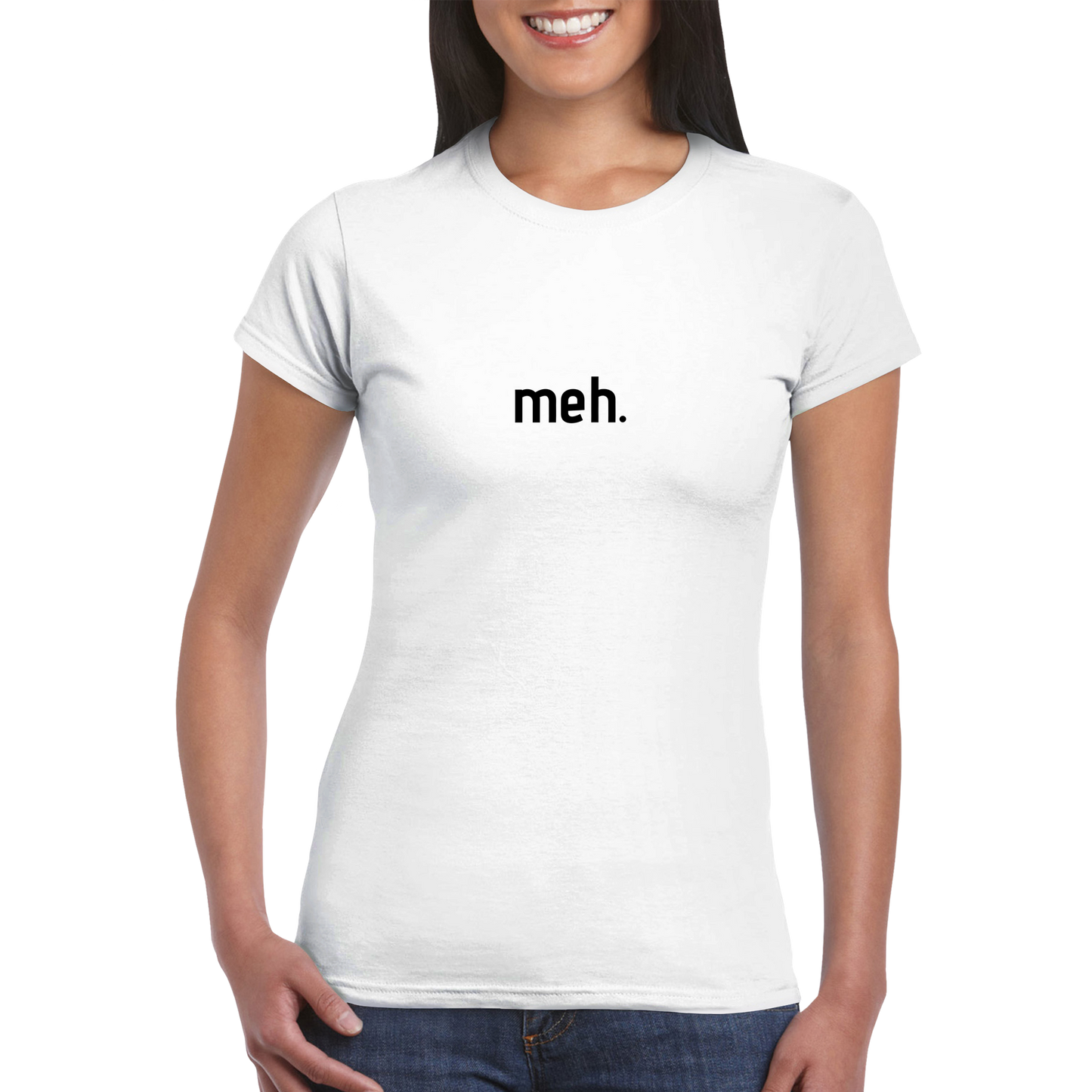 meh. Classic Womens Crewneck T-shirt