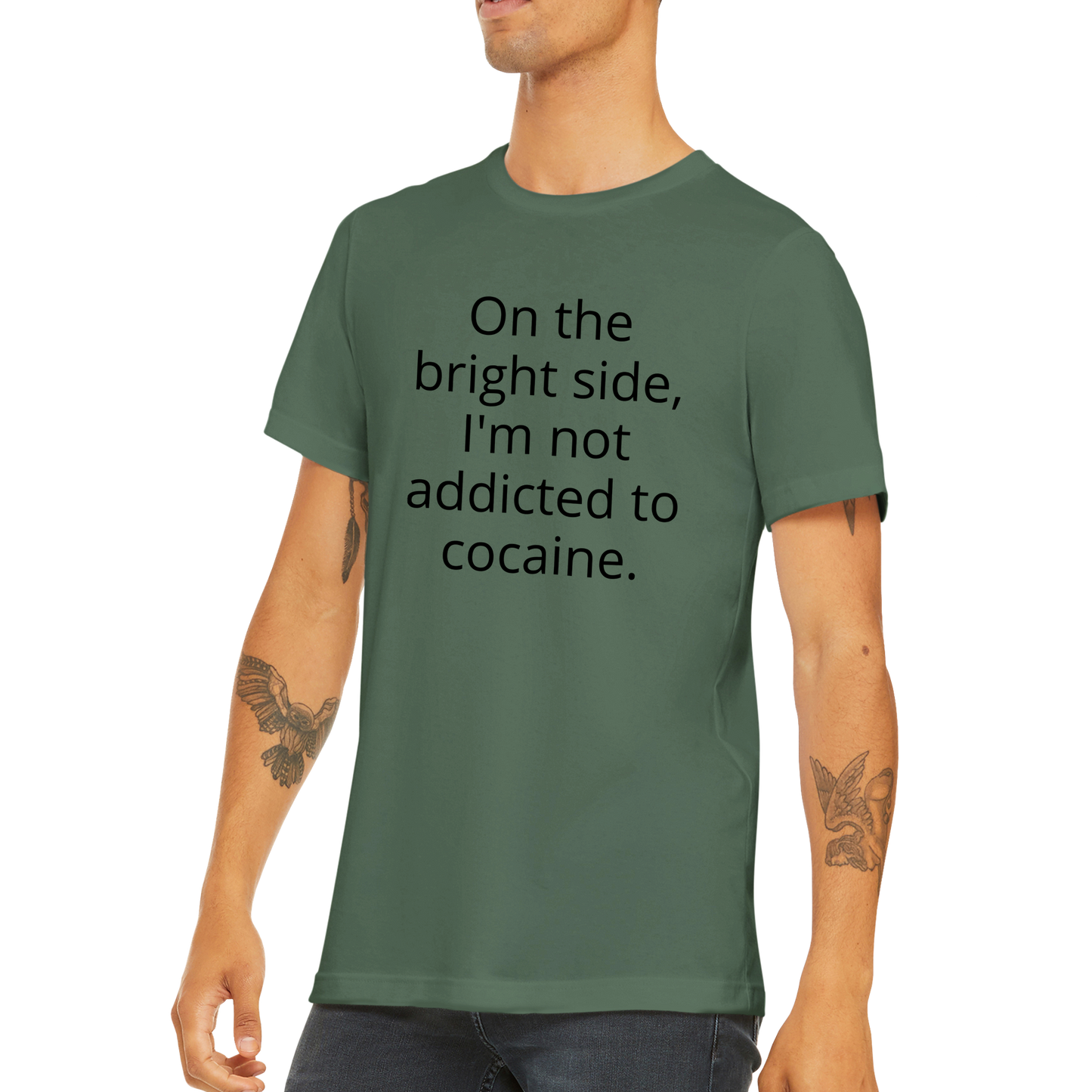 On the Bright Side Funny Mens Shirt