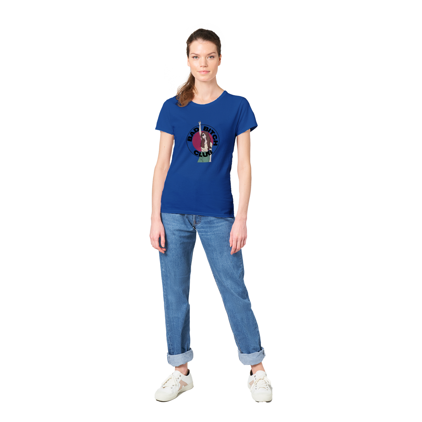 Bad Bitch Club - Heavyweight Womens Crewneck T-shirt