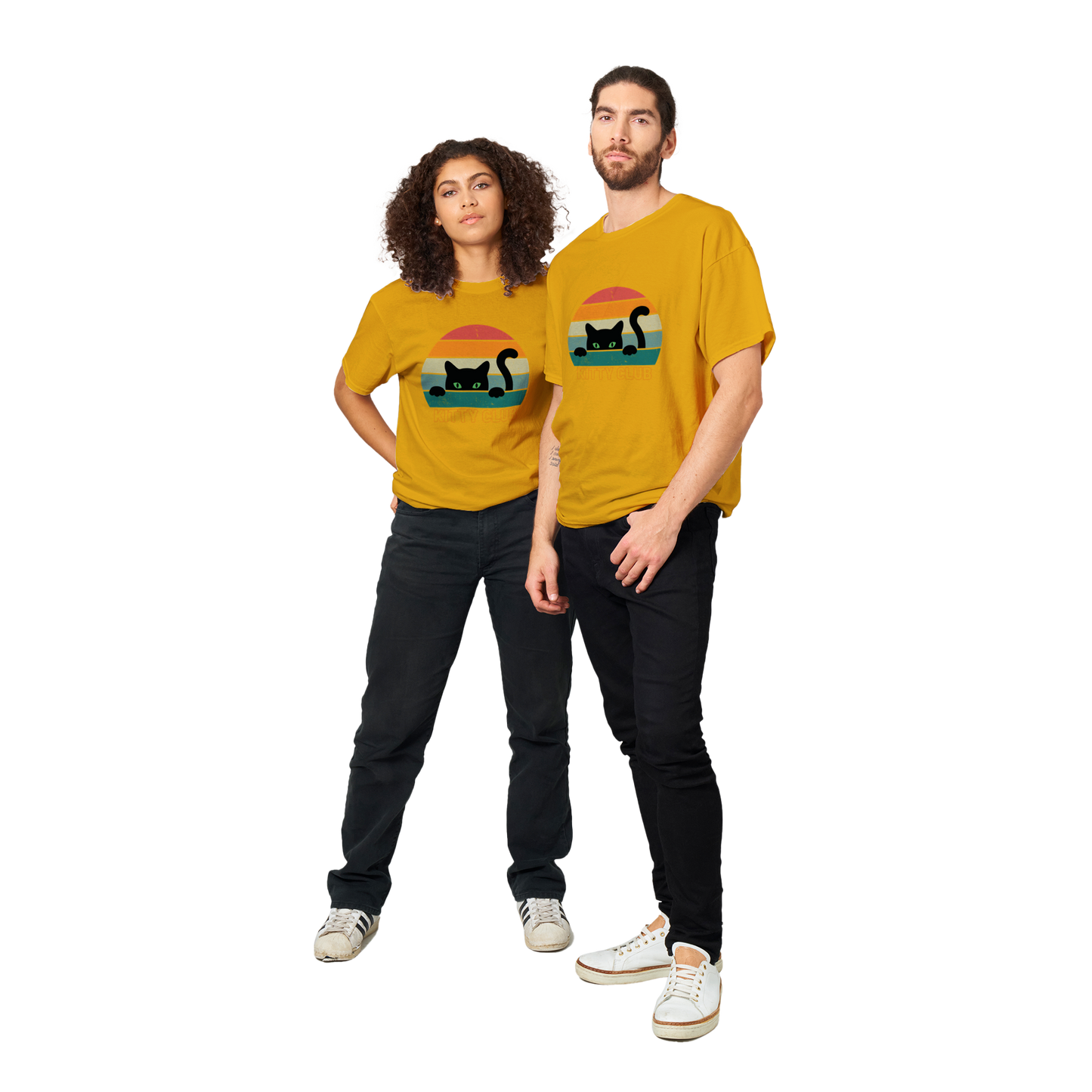 Kitty Club - Heavyweight Unisex Crewneck T-shirt
