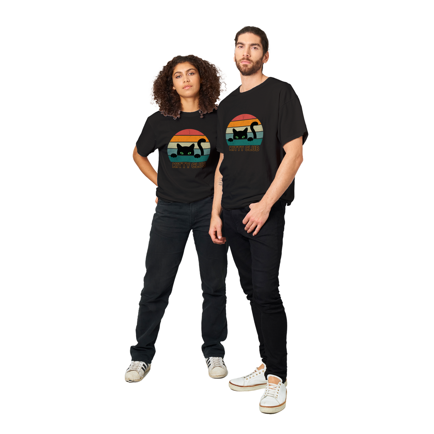 Kitty Club - Heavyweight Unisex Crewneck T-shirt