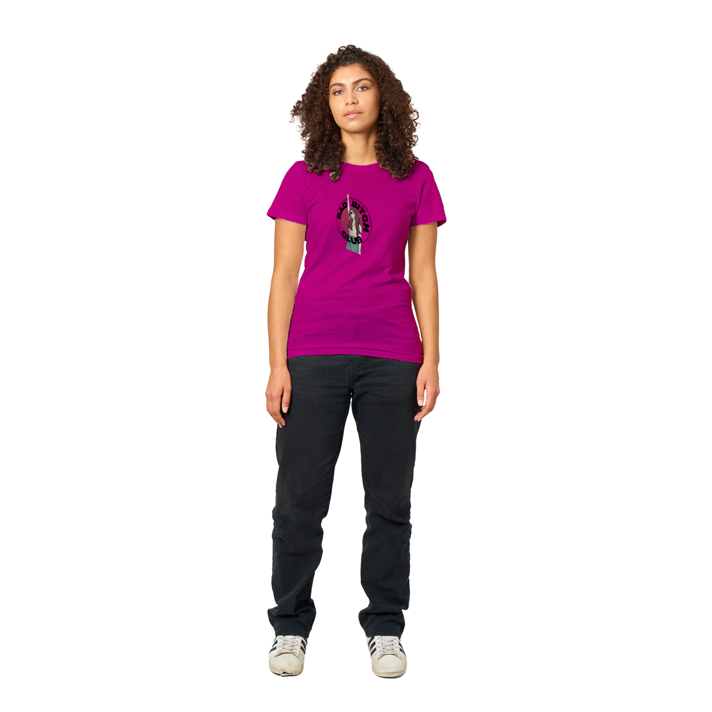 Bad Bitch Club - Premium Womens Crewneck T-shirt