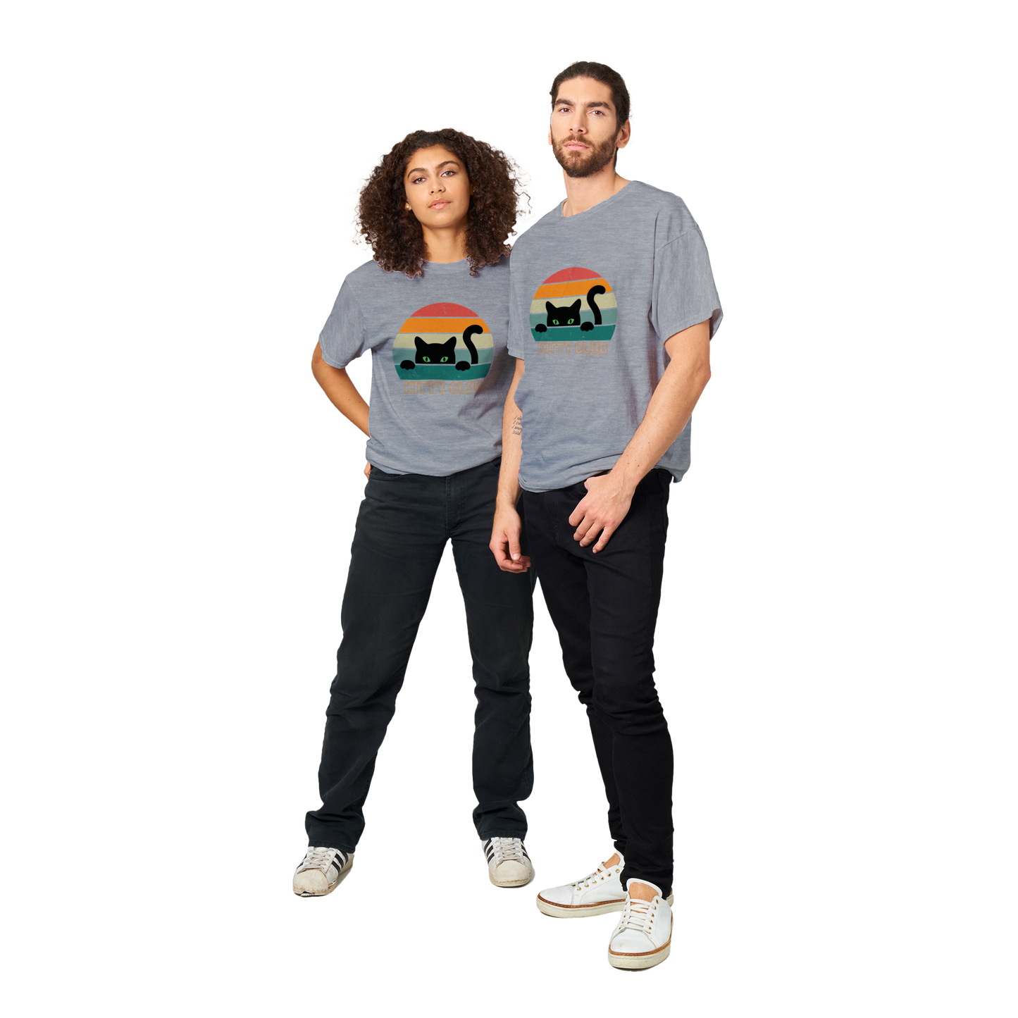 Kitty Club - Heavyweight Unisex Crewneck T-shirt