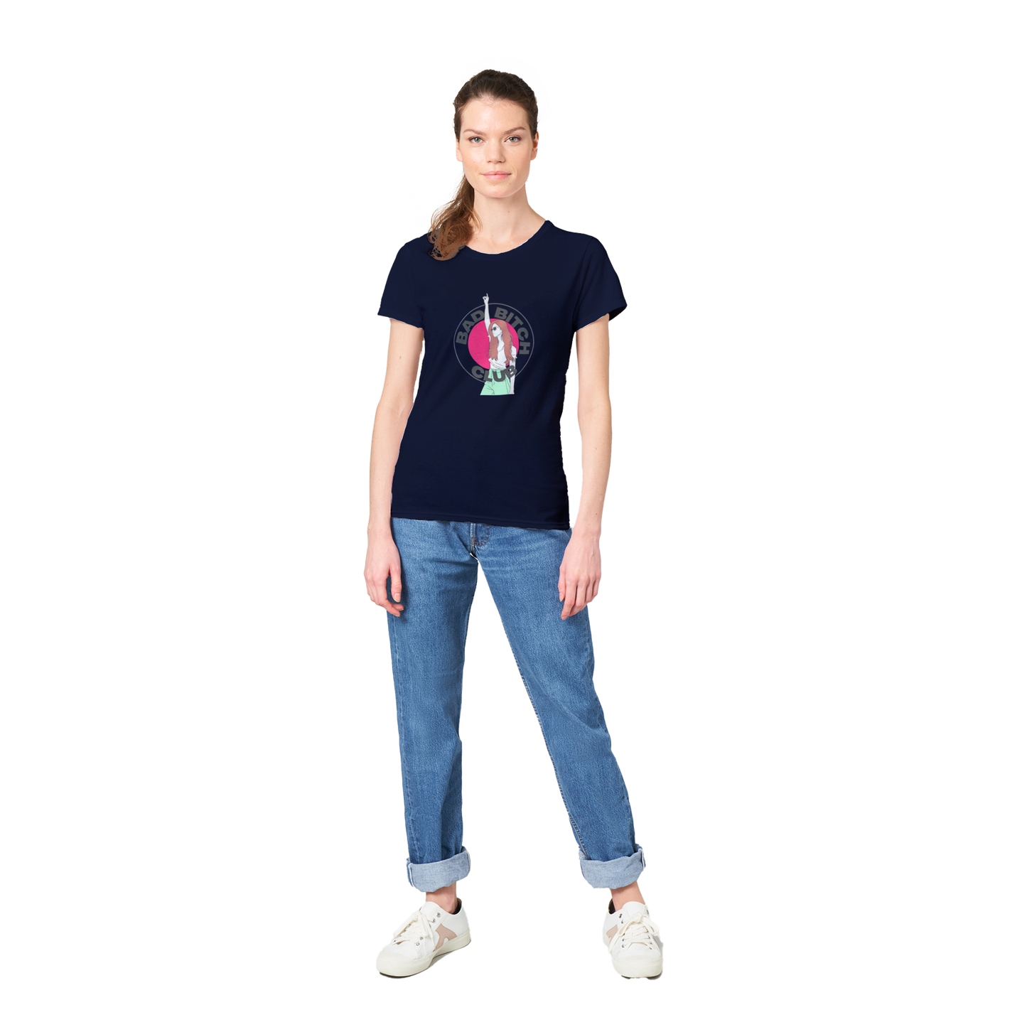 Bad Bitch Club - Heavyweight Womens Crewneck T-shirt