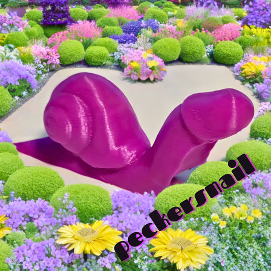 🐌 Peckersnail 5" Penis Snail Garden Plant Ornament