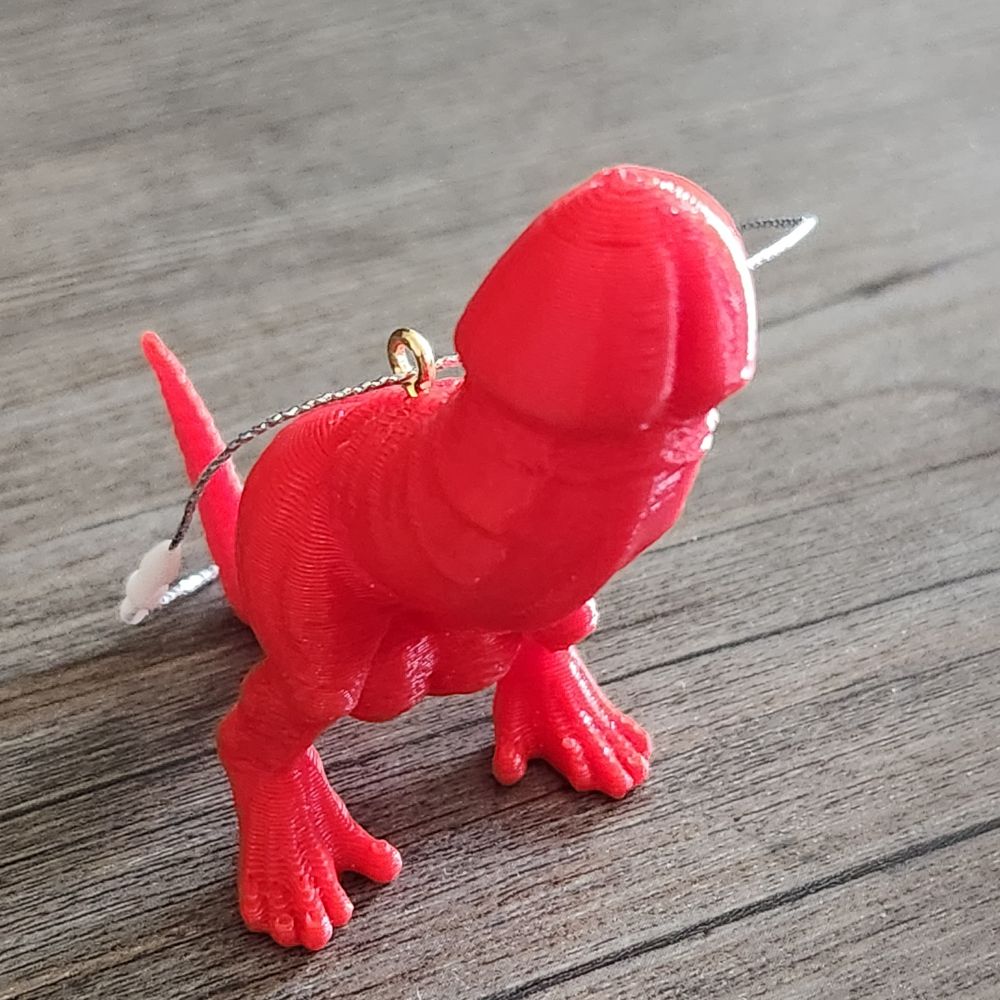 Rodzilla Rex - 3.5" Phallic Dino Prank Ornament