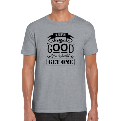 Life is Good Sarcasm Shirt - Classic Unisex Crewneck T-shirt