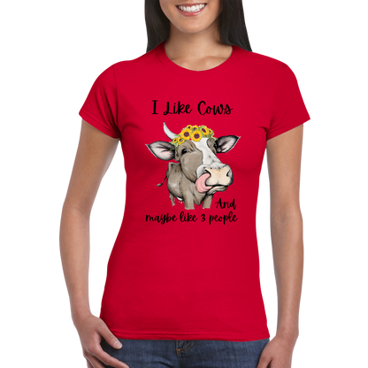 I Like Cows - Classic Womens Crewneck T-shirt