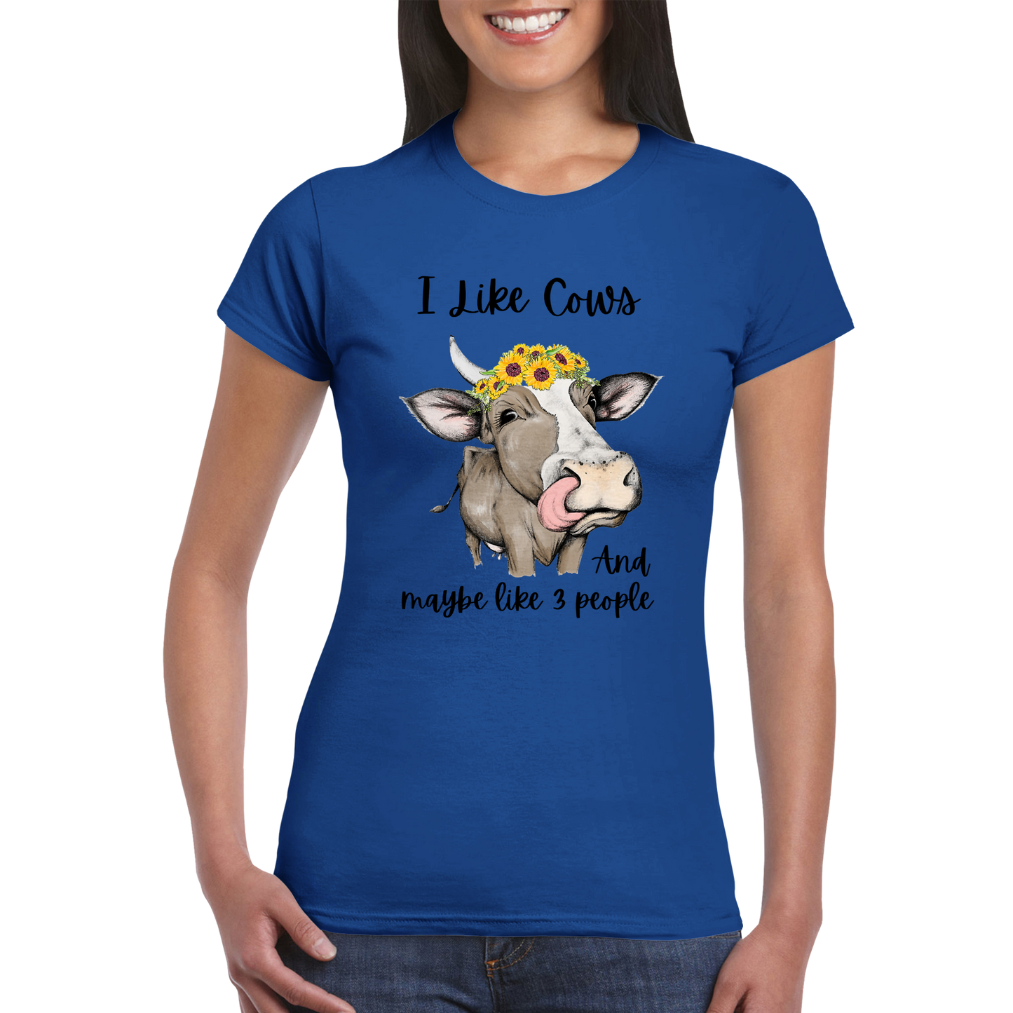 I Like Cows - Classic Womens Crewneck T-shirt