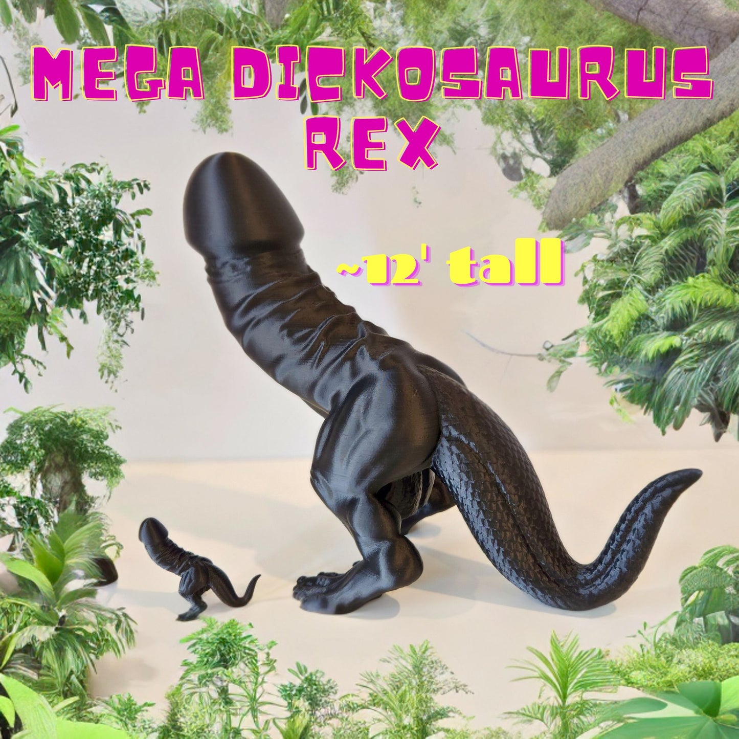 Mega Rodzilla Rex - Enormous Dino Dick Novelty!