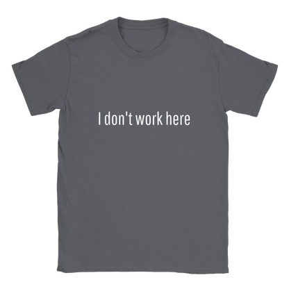 I don't work here I.T. Crowd Roy Shirt