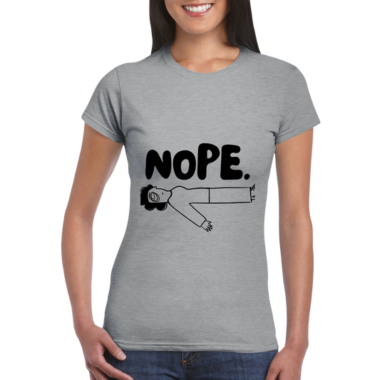 NOPE - Classic Womens Crewneck T-shirt