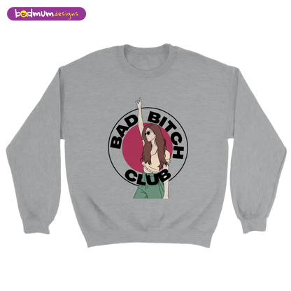 Bad Bitch Club - Classic Unisex Crewneck Sweatshirt Print Material
