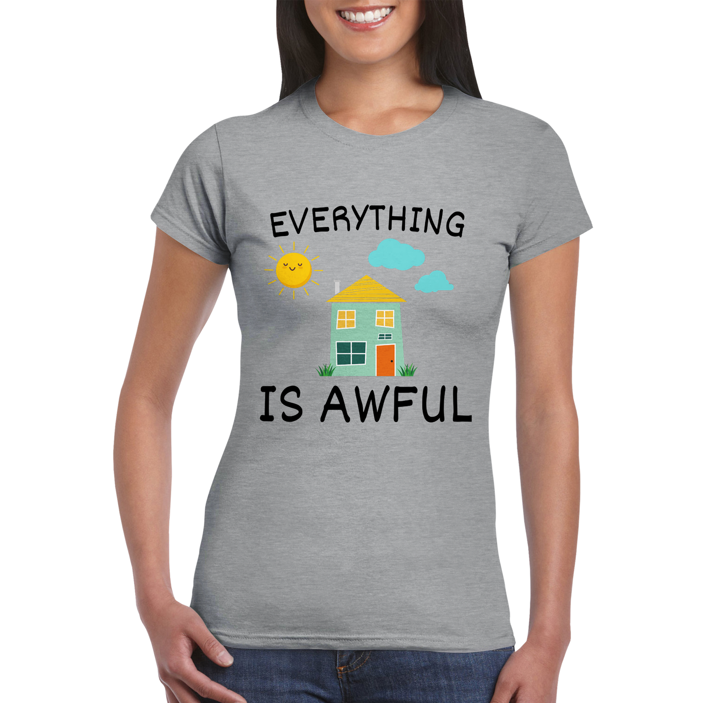 Everything is Awful - Classic Women's Crewneck T-Shirt