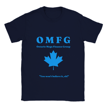 OMFG Ontario Mega Finance Group I.T. Crowd Roy Shirt