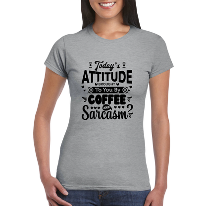 Today's Attitude - SARCASM SHIRT - Classic Womens Crewneck T-shirt
