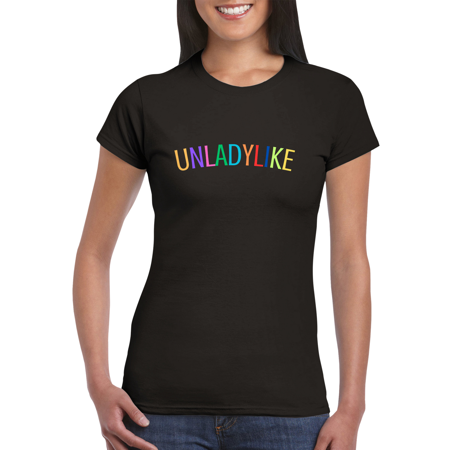 Unladylike Classic Womens Crewneck T-Shirt