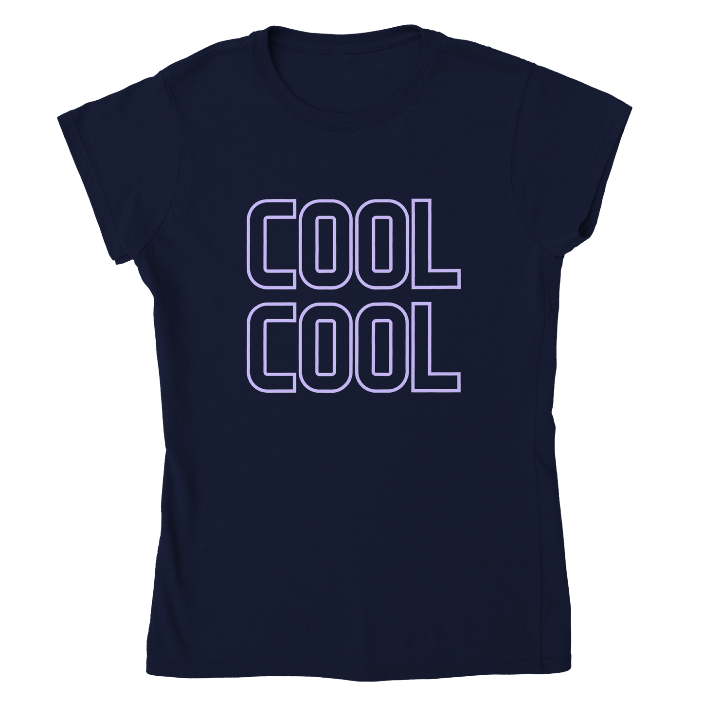 COOL COOL Classic Womens Crewneck T-Shirt