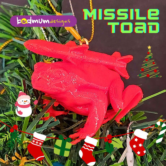 Missile Toad Christmas Tree Ornament
