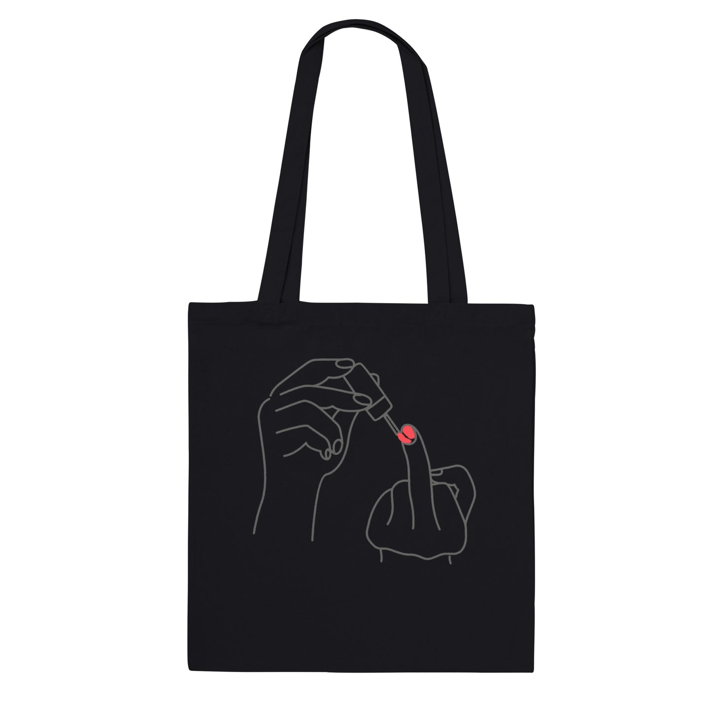 Ladylike Middle Finger - Classic Tote Bag