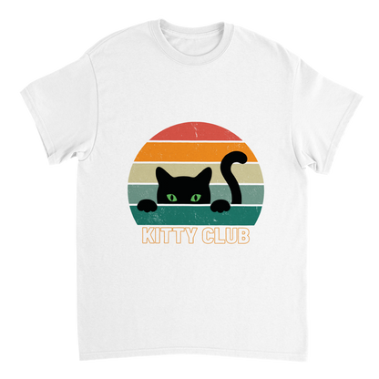 Kitty Club - Heavyweight Unisex Crewneck T-shirt