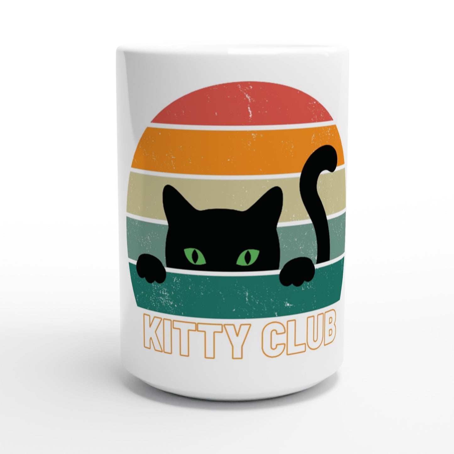 Kitty Club - White 15oz Ceramic Mug