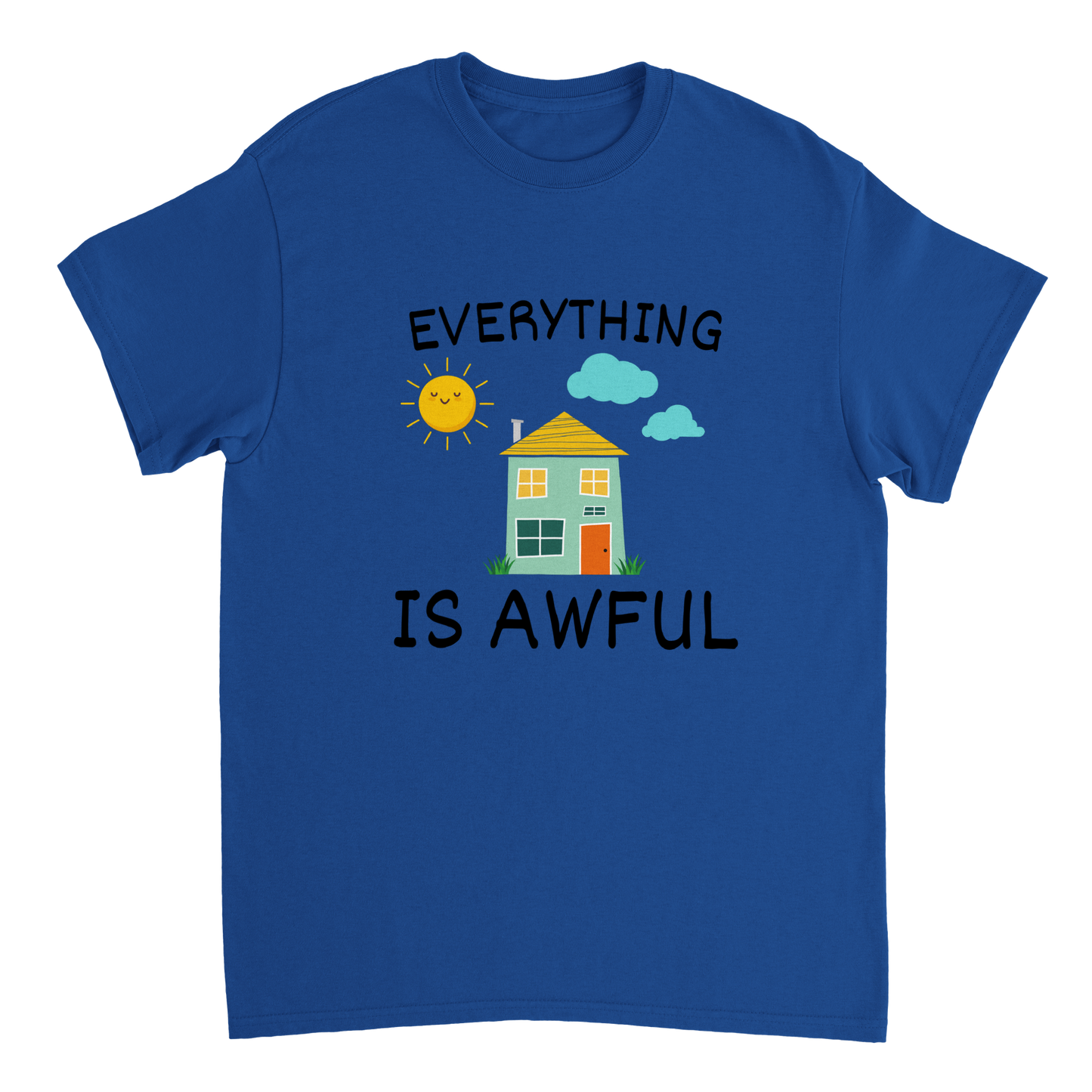 Everything is Awful - Heavyweight Unisex Crewneck T-shirt