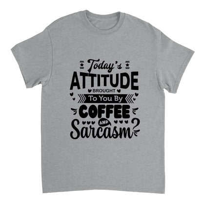 Today's Attitude - SARCASM SHIRT - Heavyweight Unisex Crewneck T-shirt