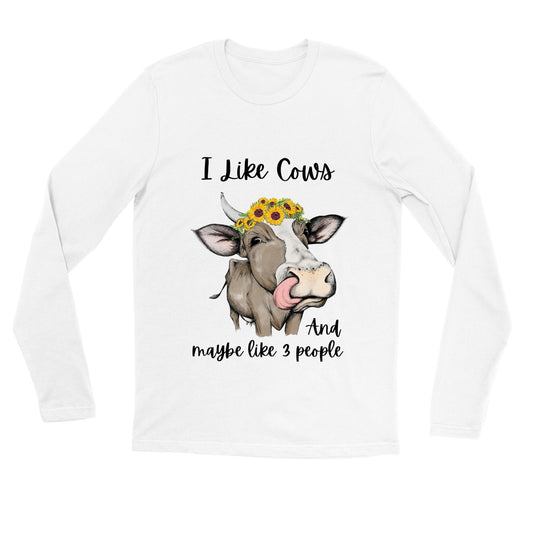 I Like Cows - Premium Unisex Longsleeve T-shirt