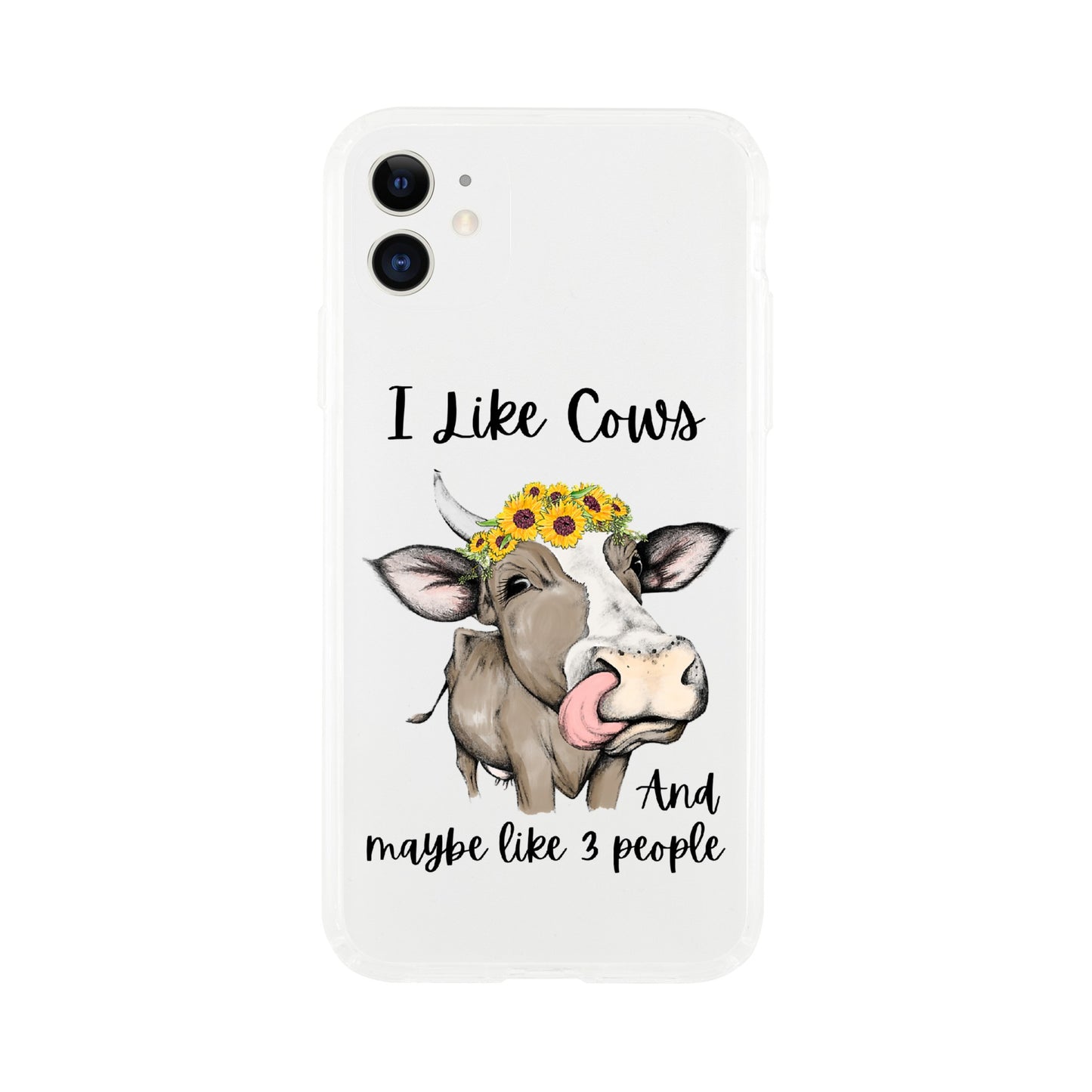 I Like Cows - Clear case