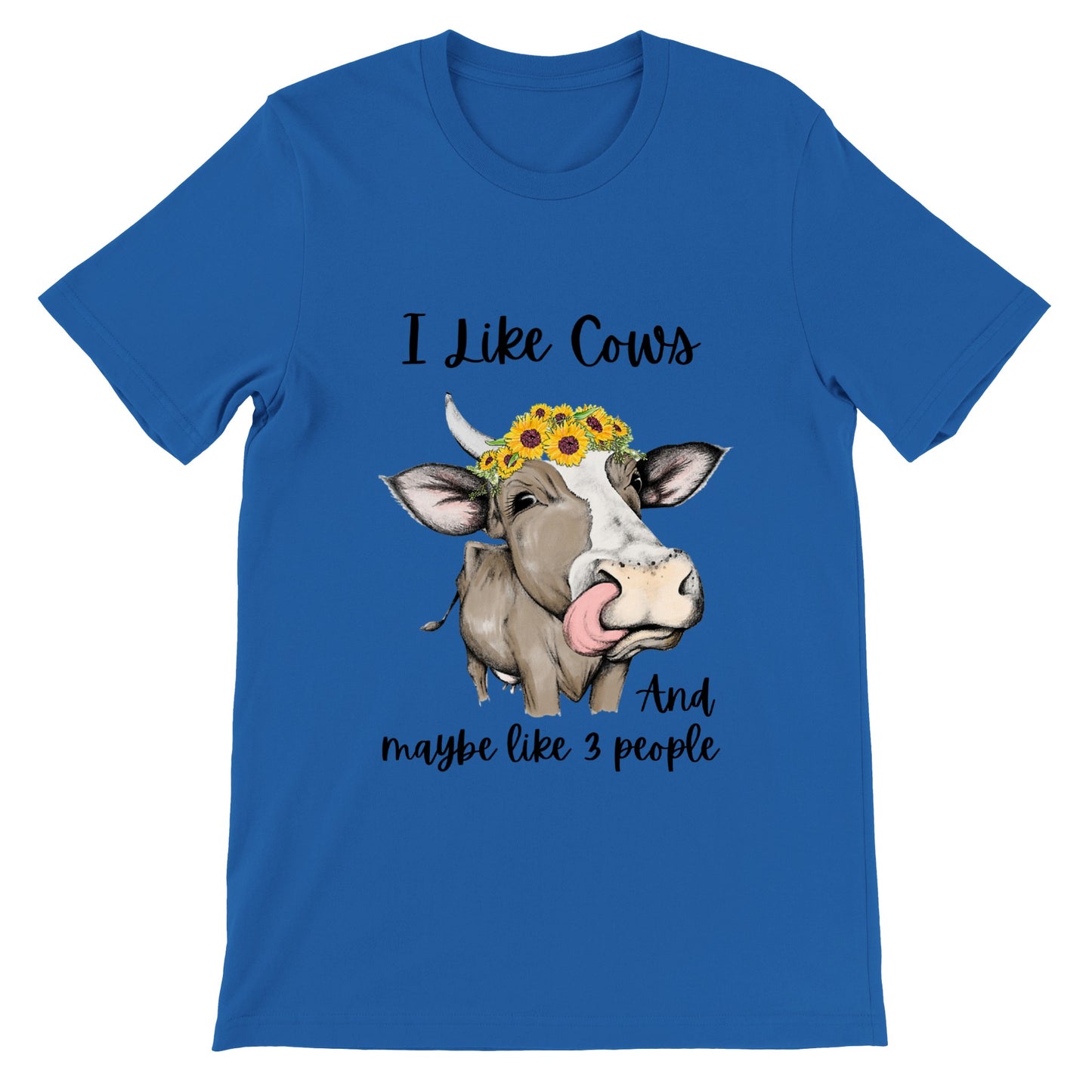 I Like Cows - Premium Unisex Crewneck T-shirt